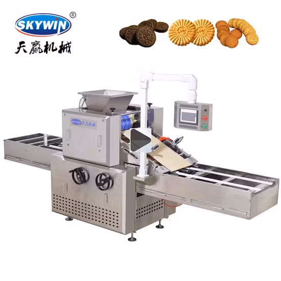 Tipo equipamento econômico do petisco da máquina da fabricação de biscoitos da bandeja
