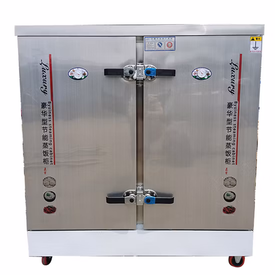 Vaporizador de arroz a gás comercial, equipamento de cozinha, vaporizador de alimentos