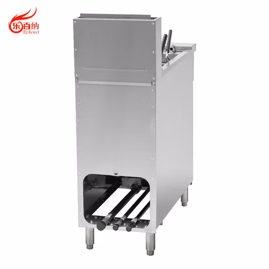Fogão comercial de macarrão a gás com tanque único de aço inoxidável com seis furos e termostato e limitador Hi (PC11)